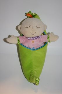 Manhattan Toy Plush Sweet Pea Baby Doll Snuggle Pod 12
