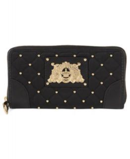 Juicy Couture Handbag, Snake & Stud Leather & Haircalf Zip Wallet