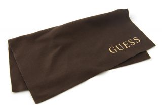 Guess Large Sunglasses Hard Case in Gold with Cleaning Clorth New