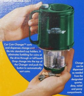 Coin Changer Dispenser Sorter for Cup Holder Magnif 9000 New