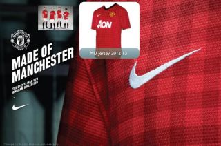 Official Nike Manchester United Home 2012 13 Senscillia Name Numbering