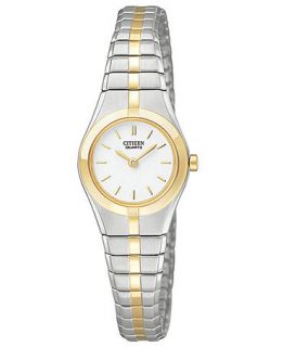 Citizen Watch, Womens Two Tone Stainless Steel Expansion Bracelet