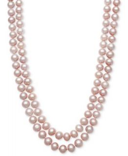 Belle de Mer Pearl Necklace, 54 Pink Cultured Freshwater Pearl