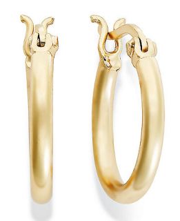 Giani Bernini 24k Gold Over Sterling Silver Earrings, Hoop Earrings