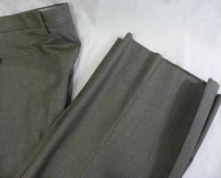 New Manzoni Super 130 Reda Wool Made in Italy Stripe Suit Sz 44 L $695