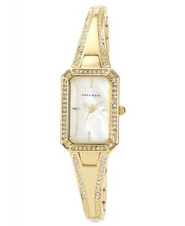 Anne Klein Watch, Womens Gold tone Bangle Bracelet 26x18mm 10