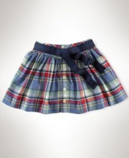 Ralph Lauren Kids Skirt, Girls Chambray Button Front Skirt   Kids