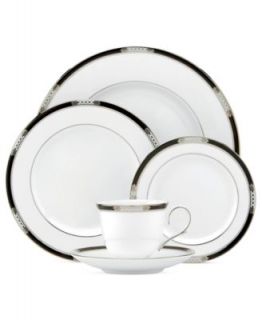 Lenox Dinnerware, Hancock Platinum White Oval Platter  