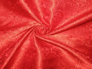 Ideal for vestments. price is usd$ 20 per yard, very rich look.