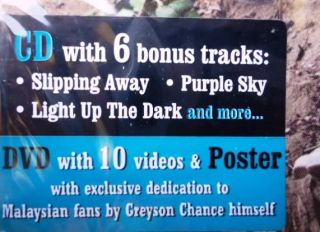 CHANCE Hold On Til The Night CD+DVD Malaysia Edition NEW Bonus Poster