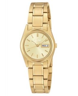 Seiko Watch, Womens Gold Tone Stainless Steel Bracelet 23mm SXA122