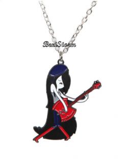 New Adventure Time with Finn and Jake Marceline Axe Guitar Necklace