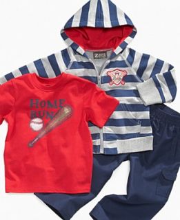 Nannette Baby Set, Baby Boy Shirt, Hoodie and Pants