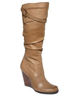 GUESS Womens Shoes, Mally Wedge Boots   Shoes