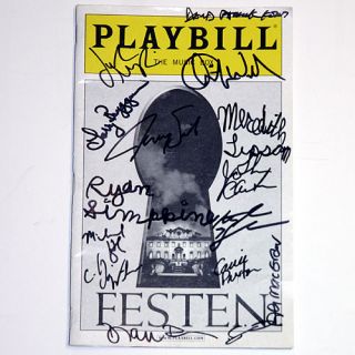 Bway Festen Margulies Sisto Cast Sign Opening Playbill