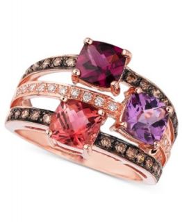 Le Vian 14k Honey Gold™ Ring, Mixberry™ Diamond Concave Ring (1 3