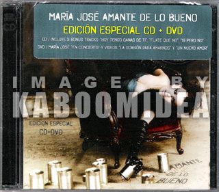 CD + DVD MARIA JOSE Amante De Lo Bueno Edicion Especial NEW 2011 En
