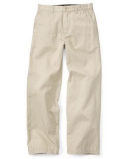 Nautica Boys Pants, Pleated Twill Khakis   Kids Boys 8 20