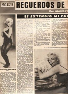 Hola Magazine Marilyn Monroe Ingrid Bergman Spain 1975