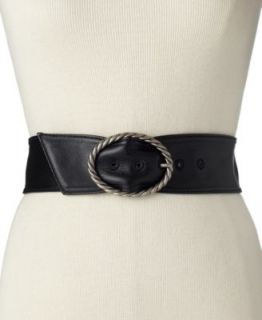 Lauren Ralph Lauren Belt, Patent Tab Stretch Belt   Handbags