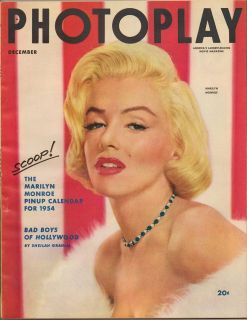 1953 Photoplay Marilyn Monroe Magazine