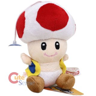 Super Mario Bros Red Toad Mushroom Plush Doll