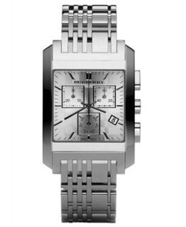 Burberry Watch, Mens Chronograph Stainless Steel Bracelet 33mm BU1560