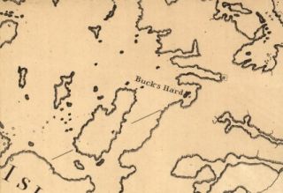 1837 Map Nautical Charts Maine