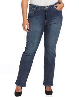 Not Your Daughters Jeans Plus Size Jeans, Marilyn Straight Leg, Seal