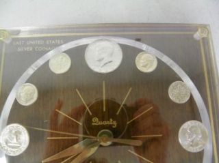 Numismatic Clock Marion Kay Last US Silver Coinage Diplomat A221