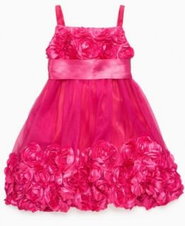 Jayne Copeland Kids Dress, Little Girls Floral Glitter Dress
