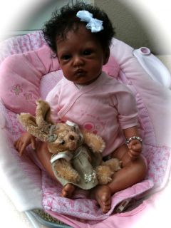 Reborn Baby BÉBÉ Doll Claire Romie Strydom Limited Sold Out Ethnic