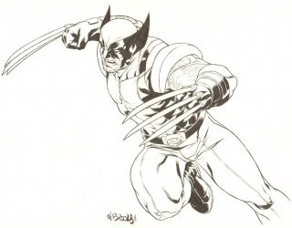Wolverine Commission 2011 Signed Original Art by Mark Brooks