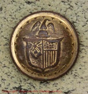 Dug Civil War New York Button Goddard Bro Extra Coat 80 Gold