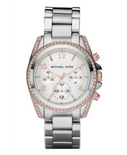 Michael Kors Watch, Womens Chronograph Blair Stainless Steel Bracelet