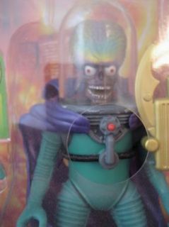 Megga Cool Mars Attacks Toy Talking Martian Leader Green Purple Brain