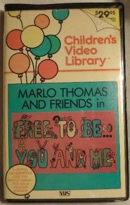 Marlo Thomas and Friends Free to Be You and Me VHS