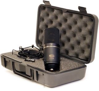 Marshall Electronics MXL 770 Studio Condenser Microphone w Case Shock