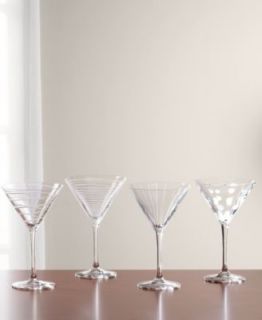 Mikasa Clear Cheers Martini Glasses, Set Of 4
