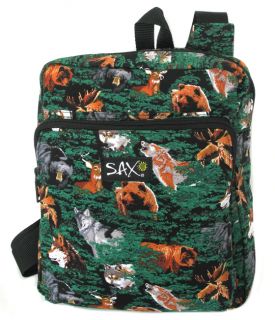 Wolf Wolves Lodge Look Small Backpack CLOSEOUT Sale