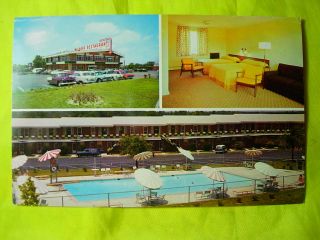 1962 Waldorf Restaurant Motel Waldorf Maryland MD Diner Postcard Z007