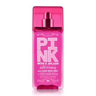 Pink with A Splash Wild Breezy by Victorias Secret 8 4 oz 250 ml Body