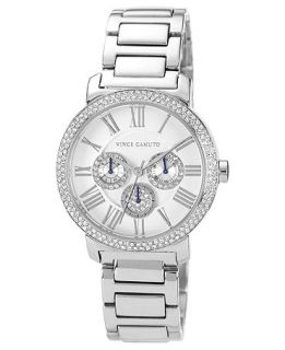 Vince Camuto Watch, Womens Stainless Steel Bracelet 42mm VC 5001SVSV