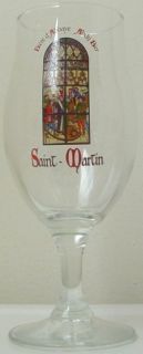 Saint Martin Belgian Abbey Beer Glasses Pair