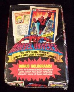 1990 Impel Marvel Universe Series 1 Trading Card Box