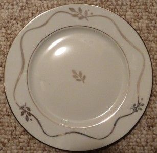 HAVILAND Limoges Duo Platine White Accent Plate NEW w/ stickers FREE