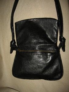 Martin Margiela Black Leather Shoulder Handbag