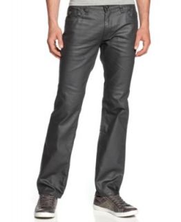 Guess Jeans, Lincoln Coated Dark Wash Denim Jeans   Mens Jeans   