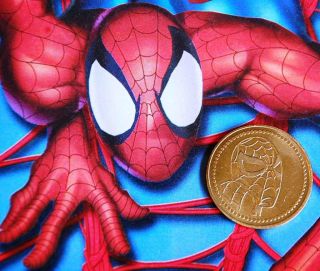 Marvel Comics Super Metal Token Spiderman Niagara Falls Marvel