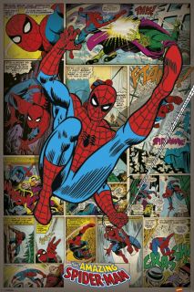 Marvel Comics Retro Poster Spider Man New Comic Book Poster